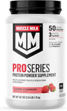 Muscle Milk Pro Series Protein Powder Supplement, Slammin' Strawberry, 2.54 Pound, 14 Servings, 50g Protein, 3g Sugar, 20 Vitamins & Minerals, NSF Certified for Sport, Packaging May Vary