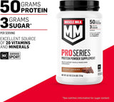 Muscle Milk Pro Series Protein Powder Supplement, Slammin' Strawberry, 2.54 Pound, 14 Servings, 50g Protein, 3g Sugar, 20 Vitamins & Minerals, NSF Certified for Sport, Packaging May Vary