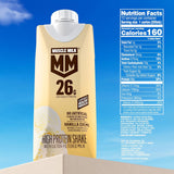 Muscle Milk High Protein Shake, Vanilla Creme, 11 fl oz Cartons (12 Pack) Ultra Filtered Milk, 26g High Quality Protein Shake, 3g Sugar, 160 Calories, No Artificial Flavors, No Artificial Sweeteners, No Added Colors